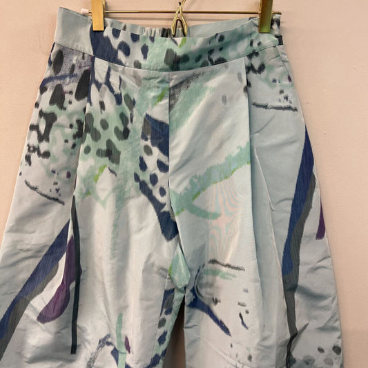 Igor Blue Print Wide Leg Pants Small