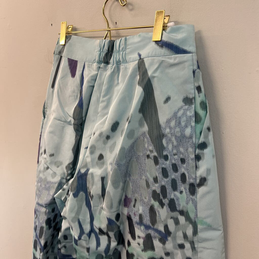 Igor Blue Print Wide Leg Pants Small