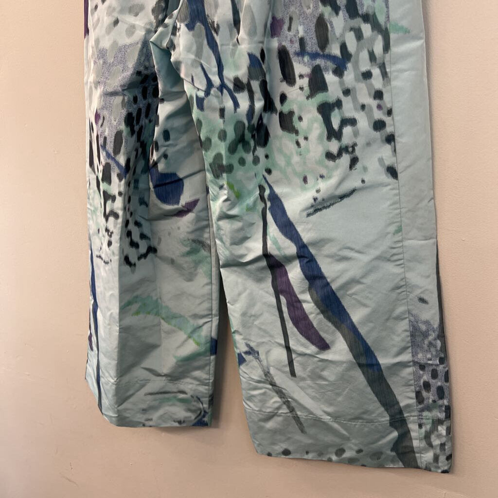 Igor Blue Print Wide Leg Pants Small