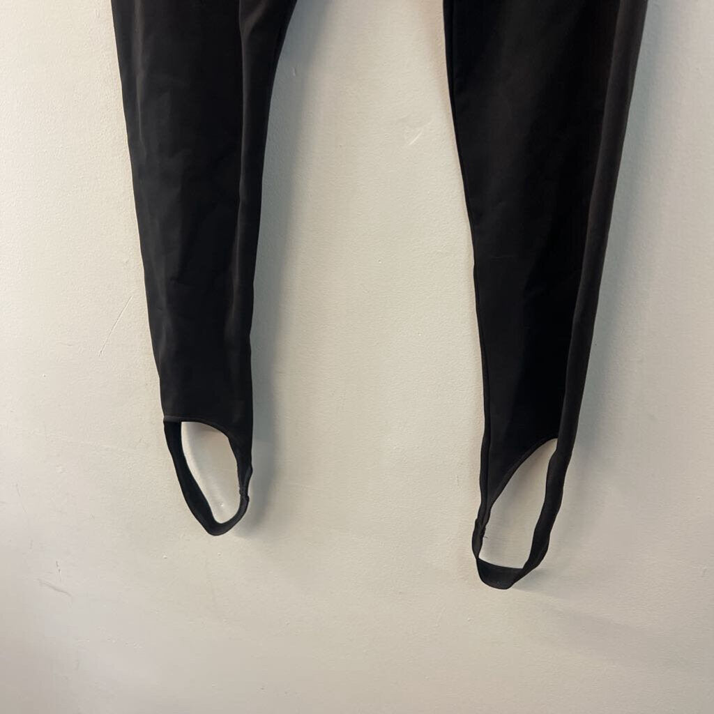 Link Black Stirrup Hem Leggings Extra Large
