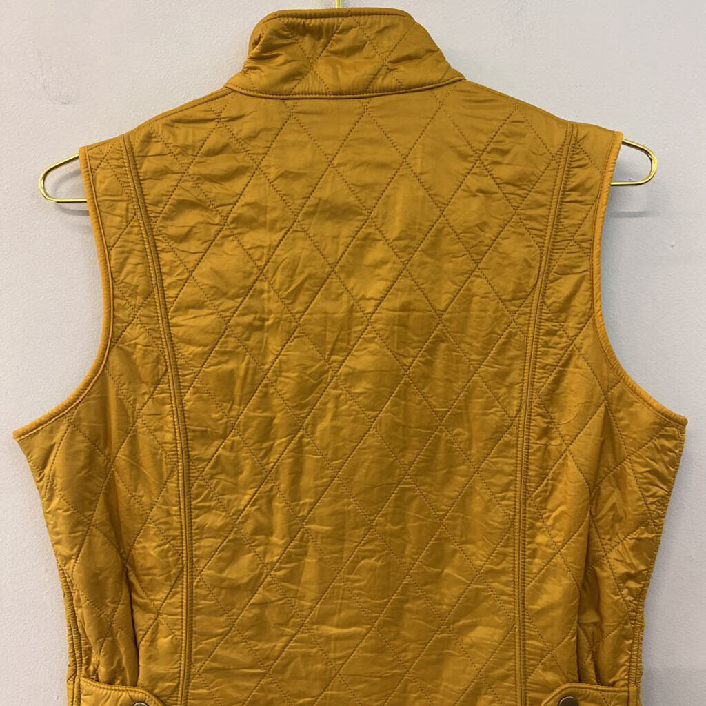 Barbour Golden Yellow Quilted Wray Gilet Vest 8