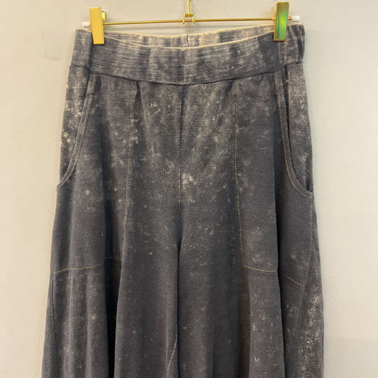 Aratta Silent Journey Grey/ White Pull On Wide Leg Pants Extra Small