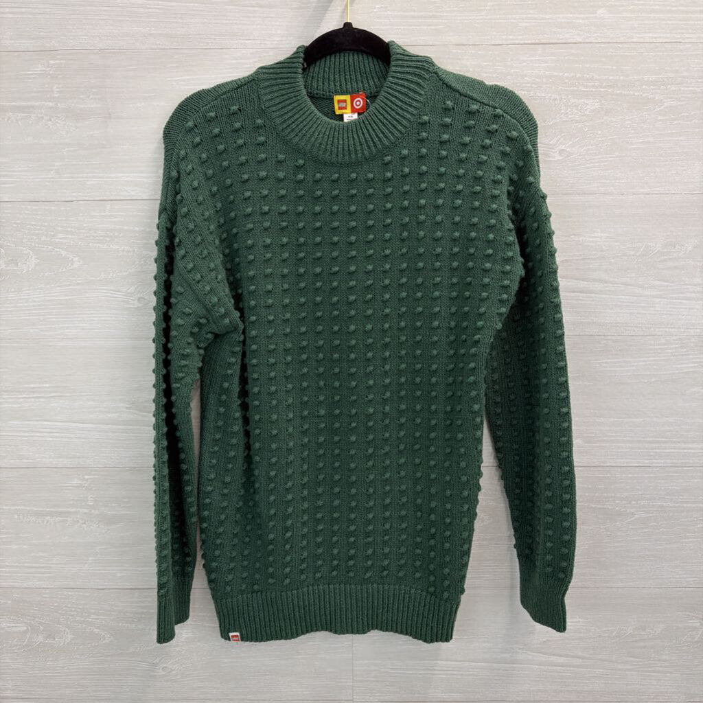 Lego Green Textured Dot Knit Sweater Extra Small