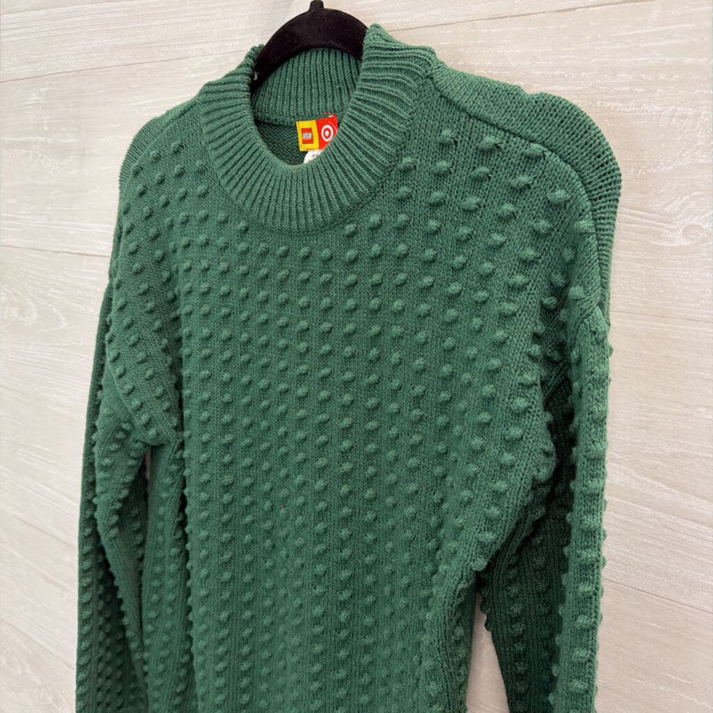Lego Green Textured Dot Knit Sweater Extra Small