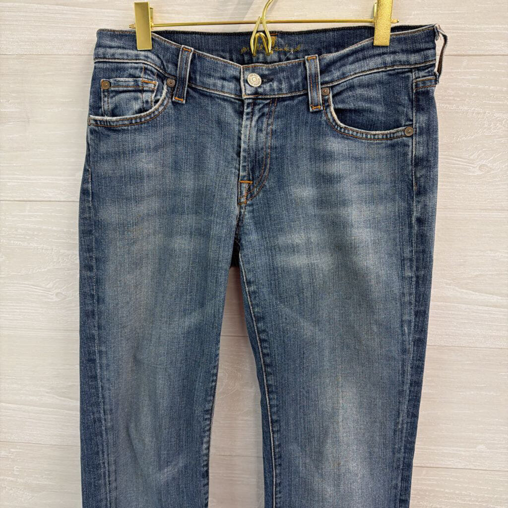 7 For All Mankind Medium Wash Bootcut Jeans 29