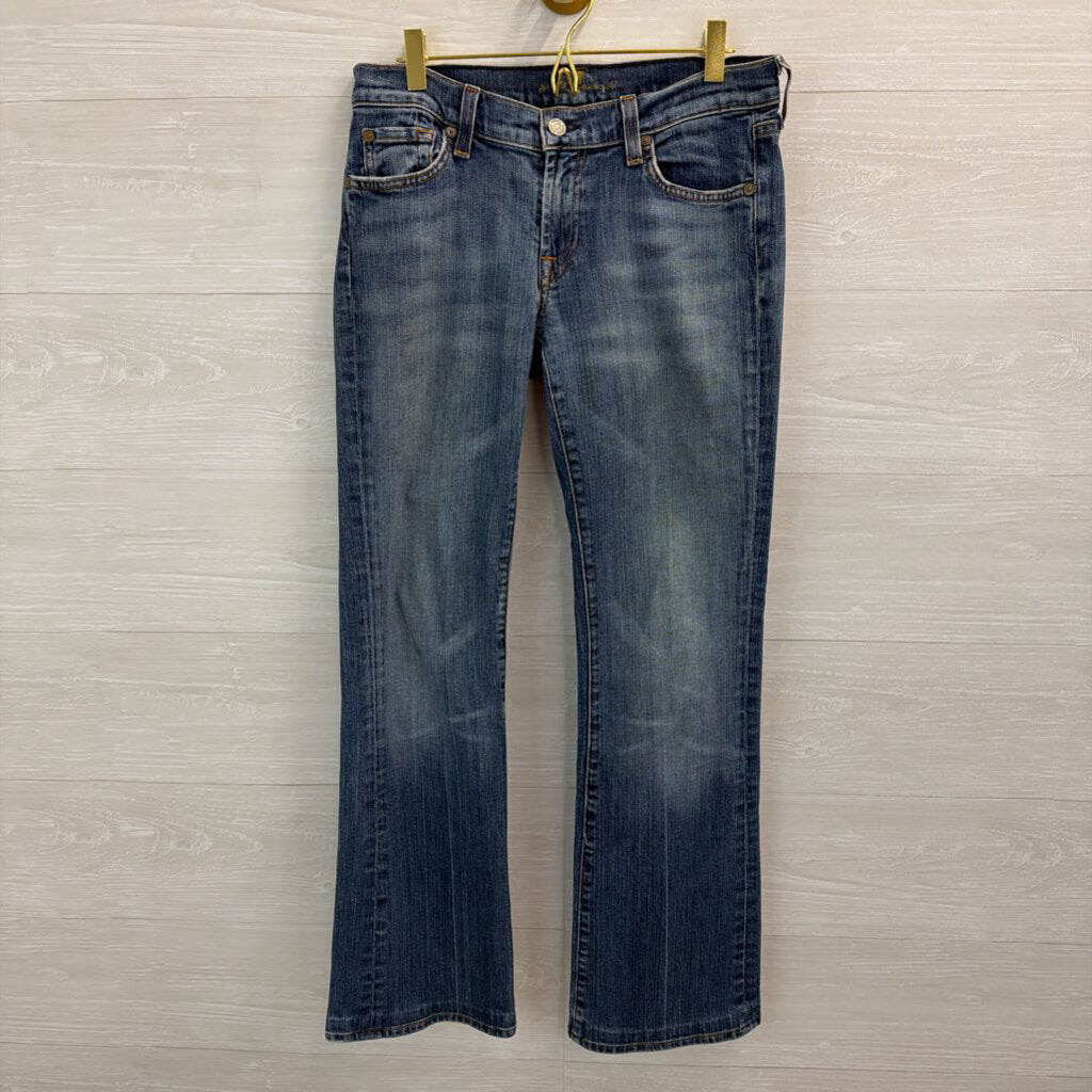 7 For All Mankind Medium Wash Bootcut Jeans 29