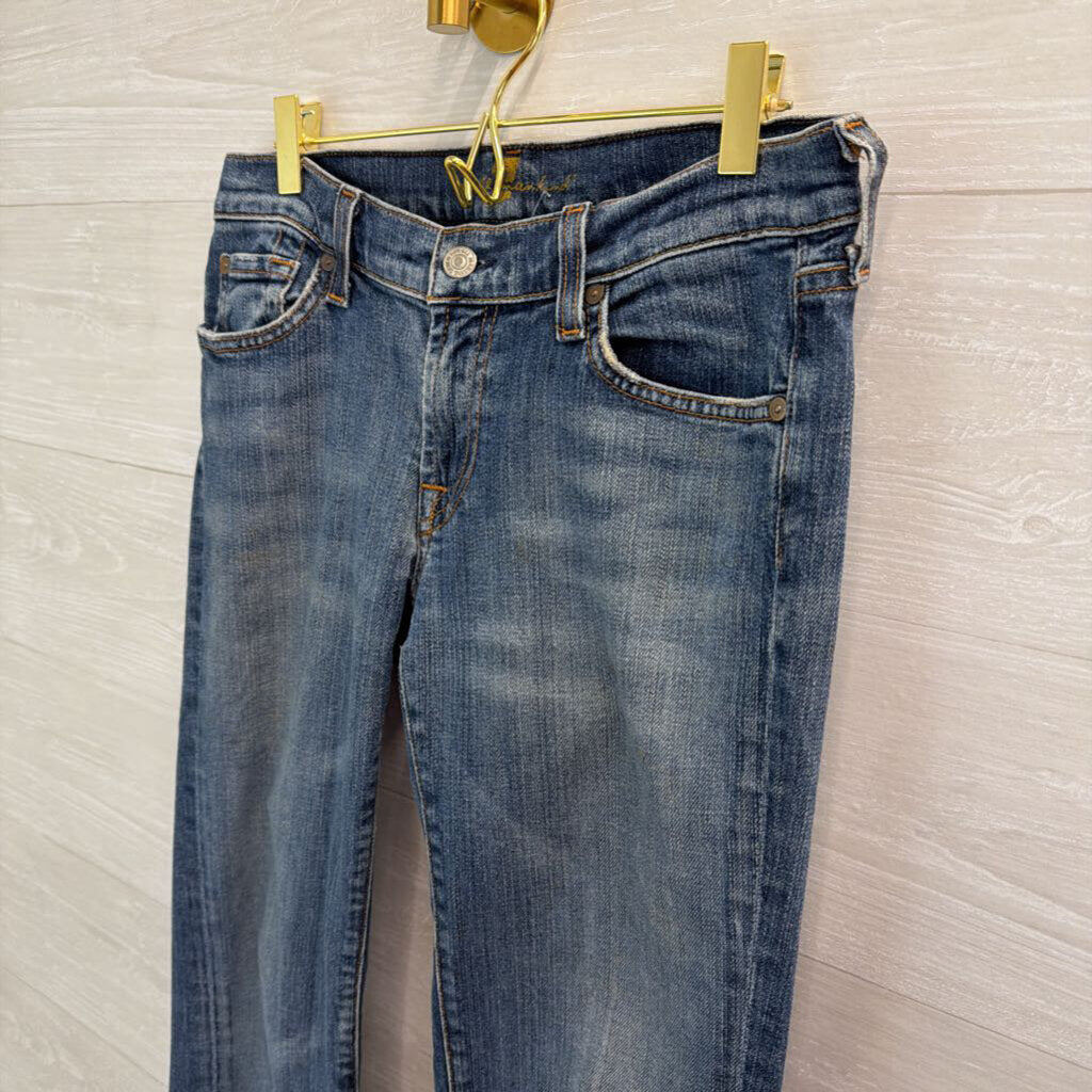 7 For All Mankind Medium Wash Bootcut Jeans 29