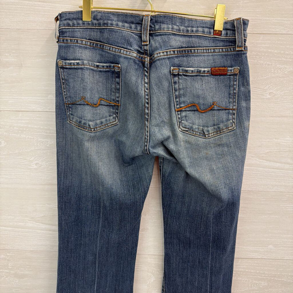 7 For All Mankind Medium Wash Bootcut Jeans 29