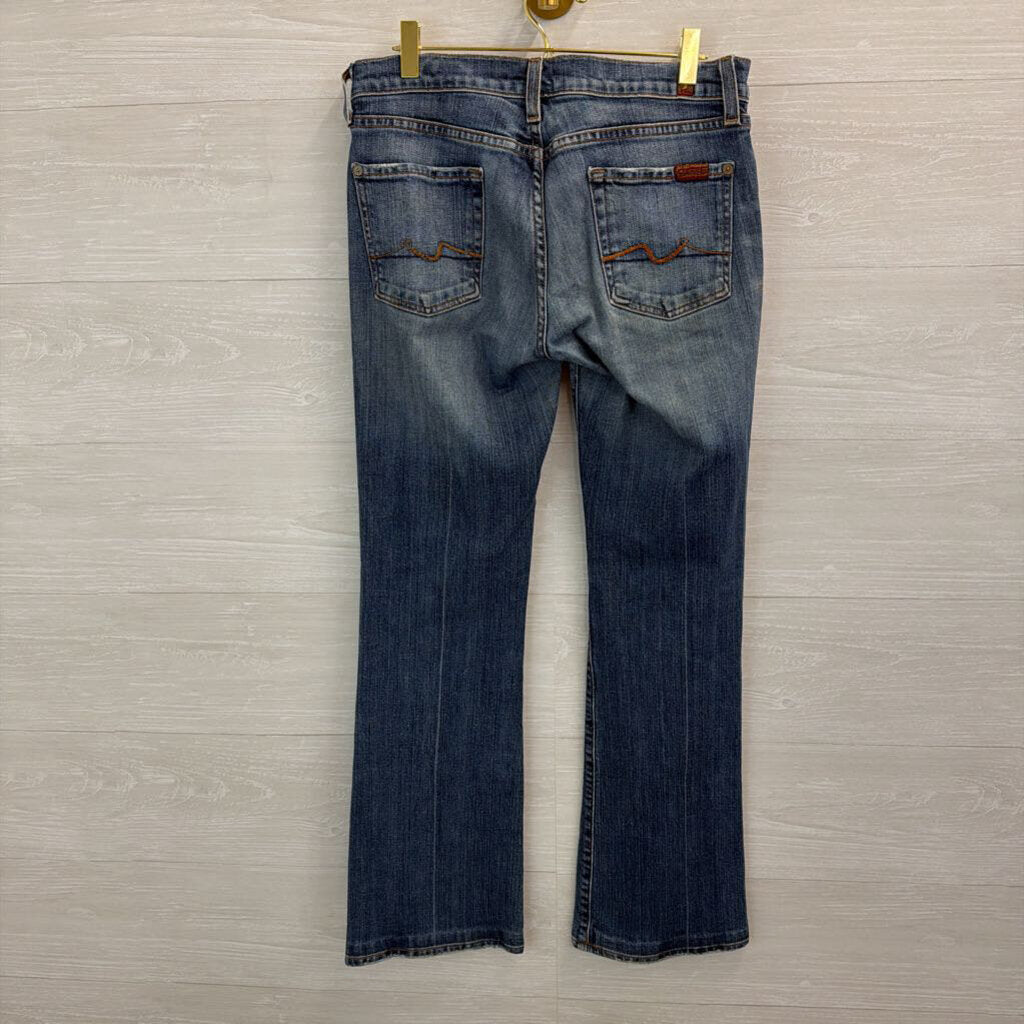 7 For All Mankind Medium Wash Bootcut Jeans 29