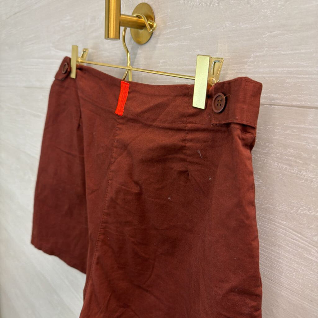 Dr Bloom Brown Wide Leg Trouser Shorts Medium/ Large