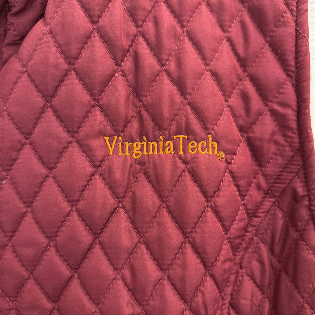 Campus Drive Burgundy Quilted Virginia Tech Vest Extra Large