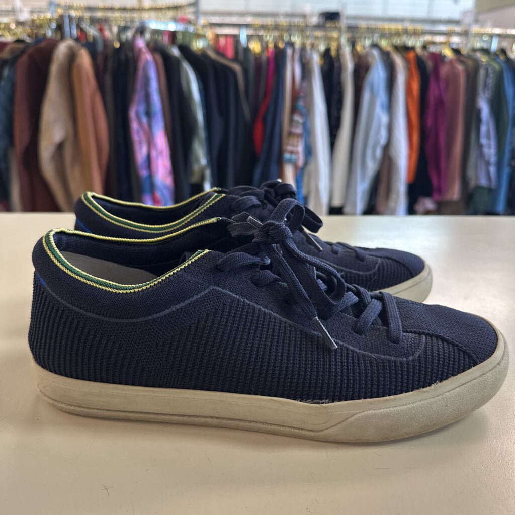 Rothy's Navy The Lace Up Sneakers 10