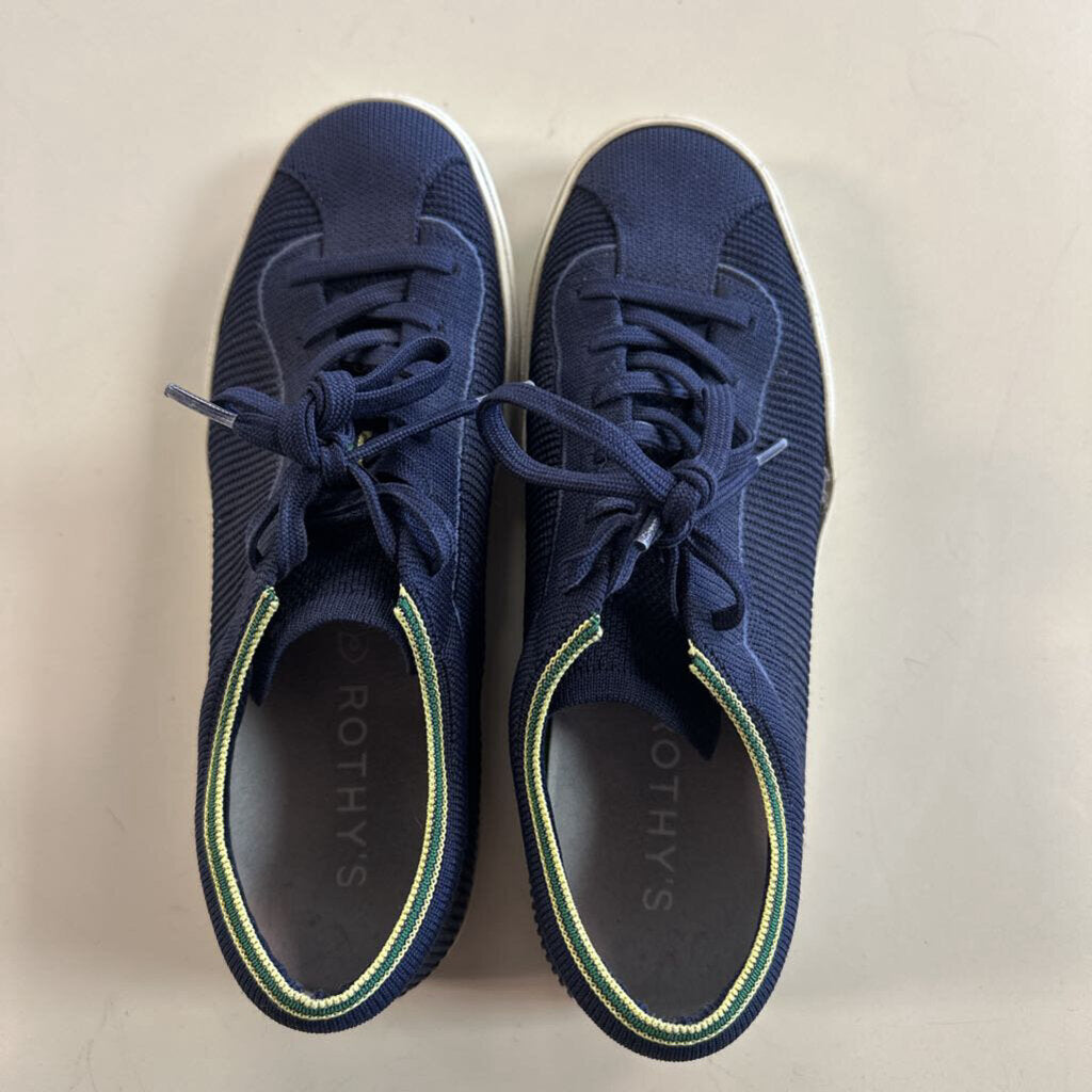 Rothy's Navy The Lace Up Sneakers 10