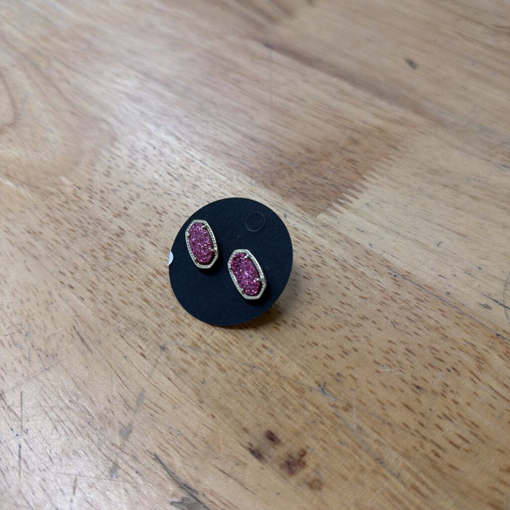 Kendra Scott Gold/ Pink Ellie Stud Earrings