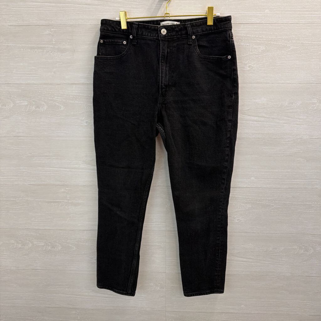 Abercrombie and Fitch Black The Skinny High Rise Jeans 30