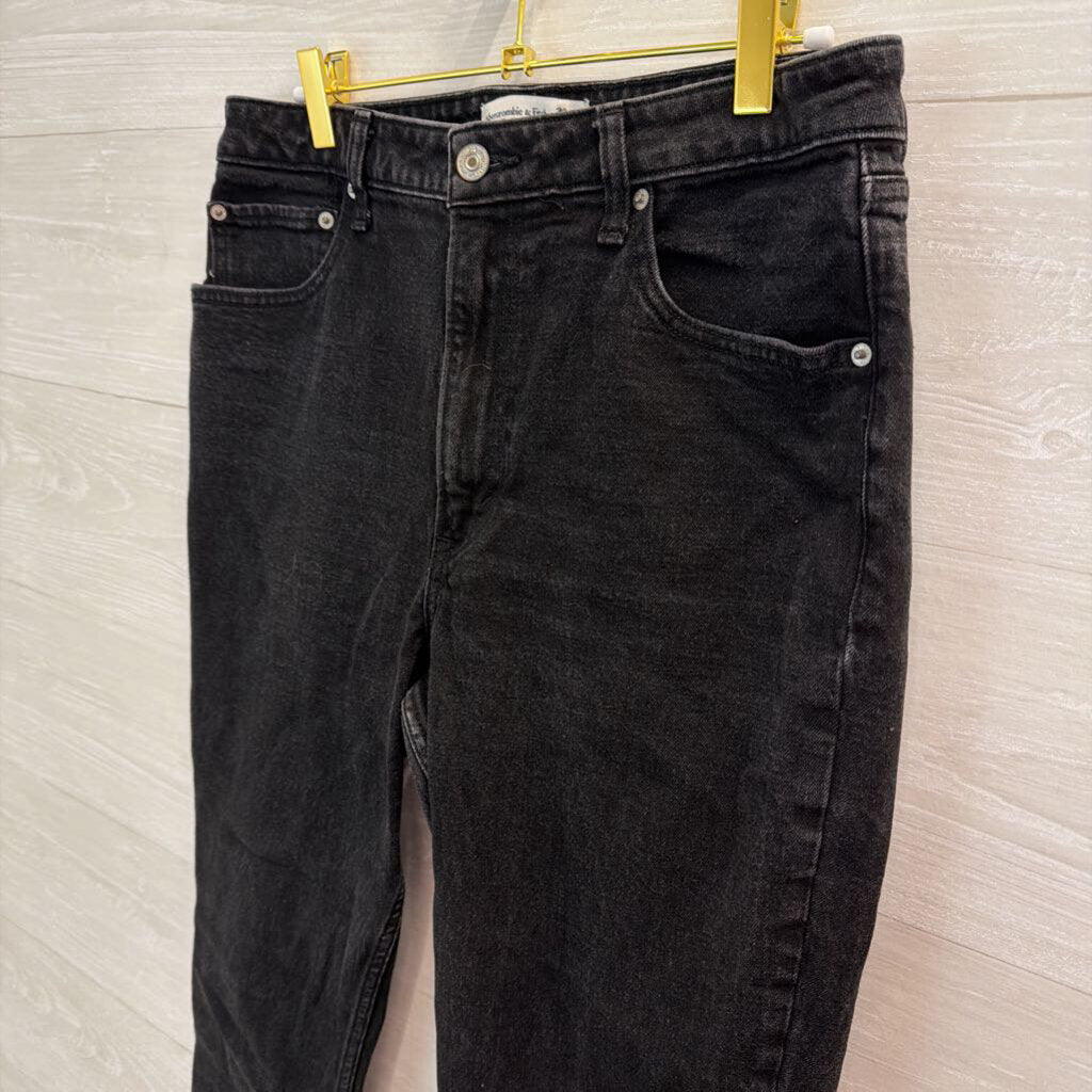 Abercrombie and Fitch Black The Skinny High Rise Jeans 30