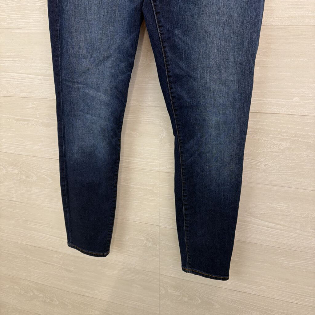 Kut Dark Wash Toothpick Skinny Jeans 12 Short