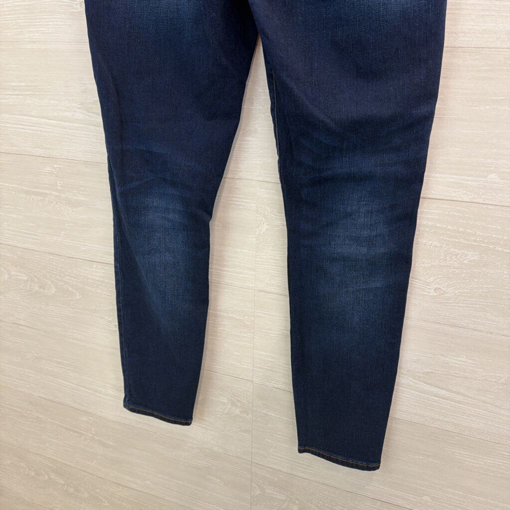 Kut Dark Wash Toothpick Skinny Jeans 12 Short