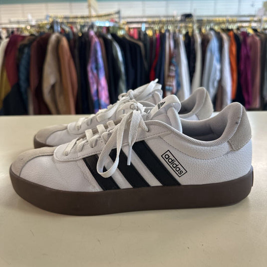 Adidas White/ Black VL Court 3.0 Sneakers 9.5