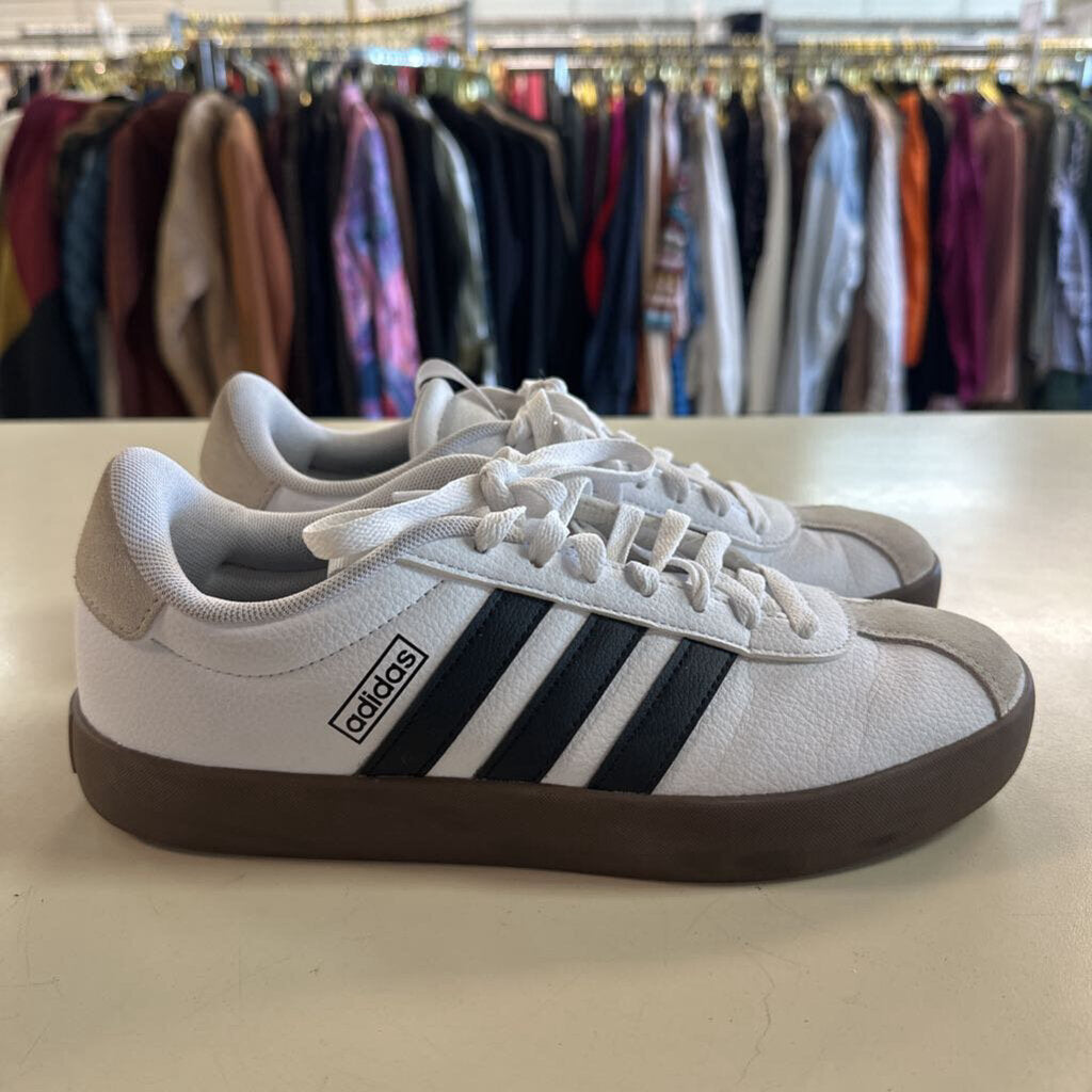 Adidas White/ Black VL Court 3.0 Sneakers 9.5