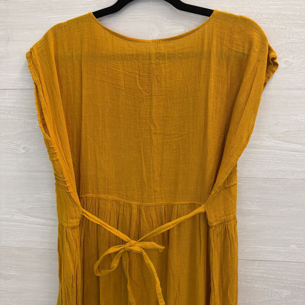 Marigold Short Sleeve Maxi Dress Medium