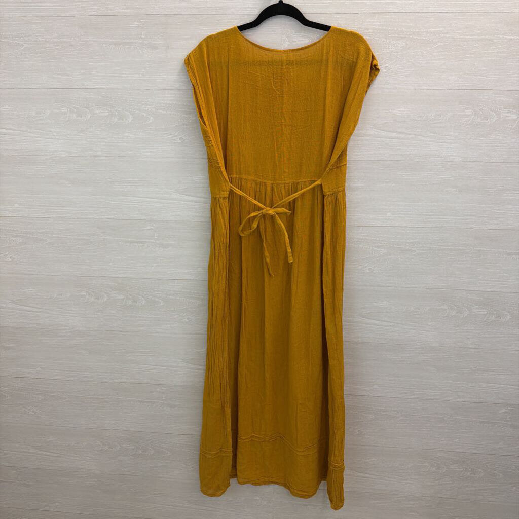 Marigold Short Sleeve Maxi Dress Medium