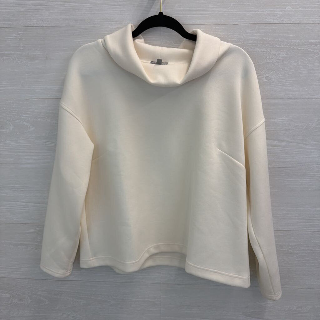 T by Talbots Soft Cream Turtleneck Large Petite