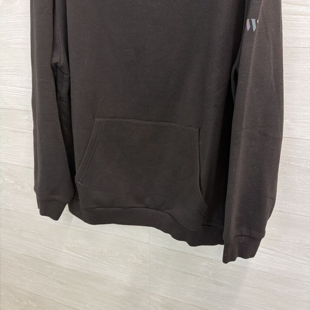 Wear It To Heart Black Driver Relaxed Hoodie Large
