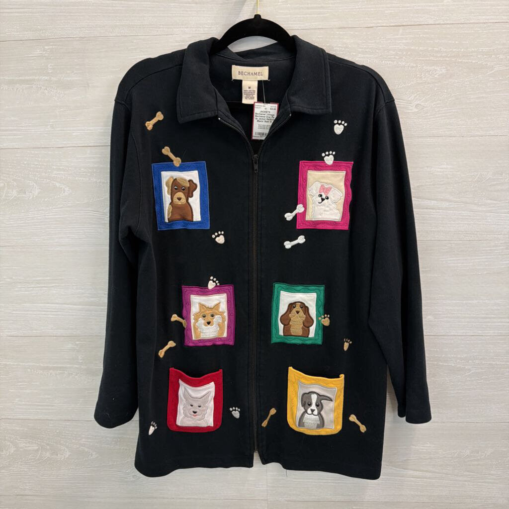 Vintage Bechamel Dog Zip Up Jacket Medium