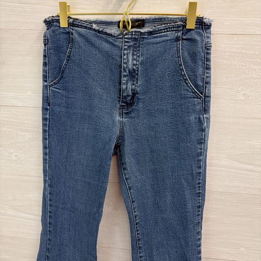 Black Label Medium Wash Flare Leg Jeans 27