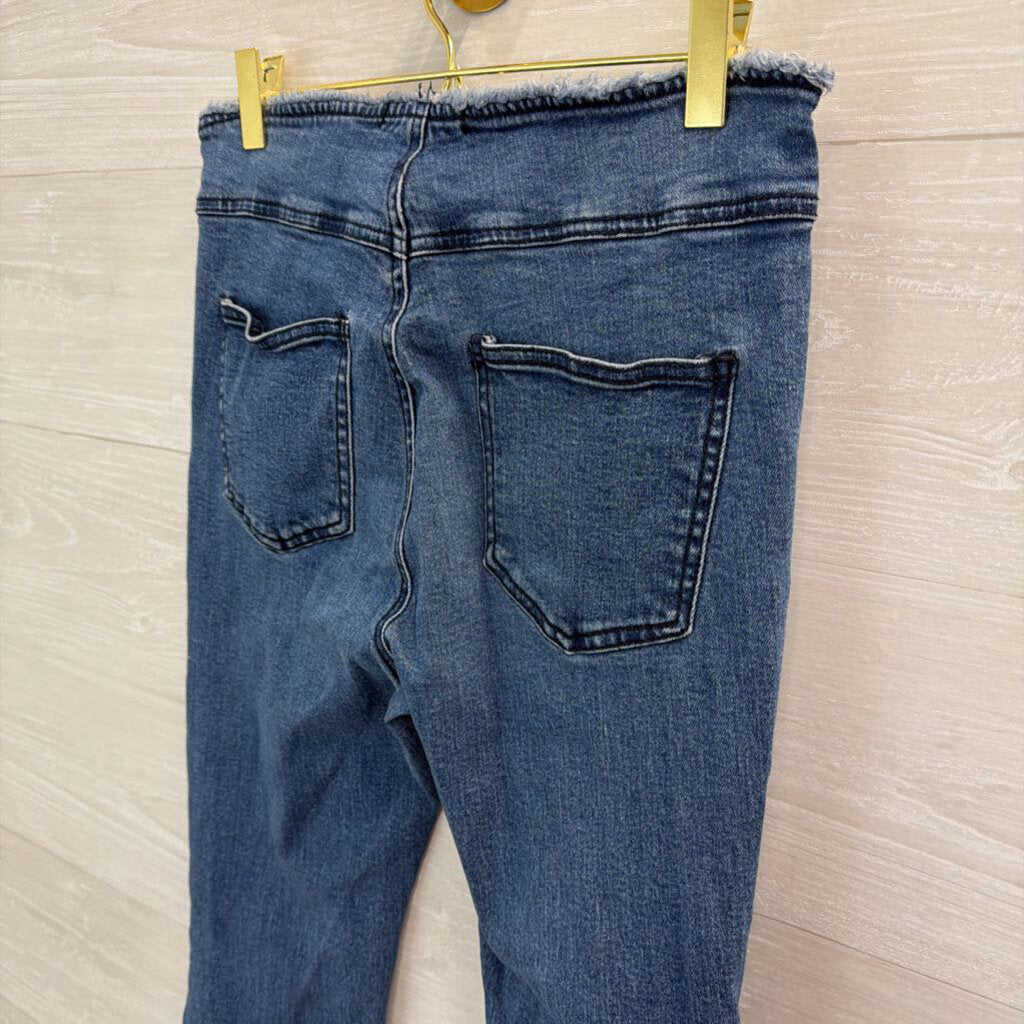 Black Label Medium Wash Flare Leg Jeans 27