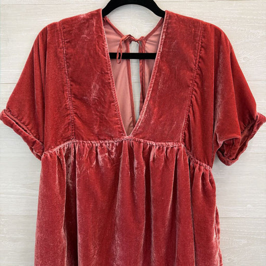 Free People Ivy Velvet Babydoll Tunic Small