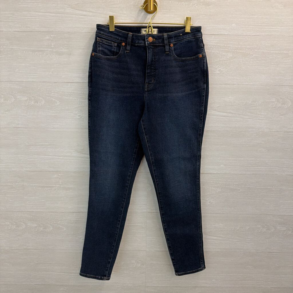 Madewell Dark Wash Curvy High Rise Skinny Jeans 29