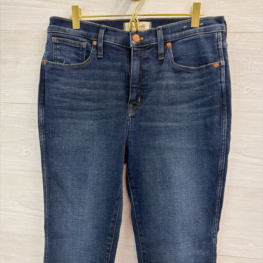 Madewell Dark Wash 10" High Rise Skinny Jeans 29