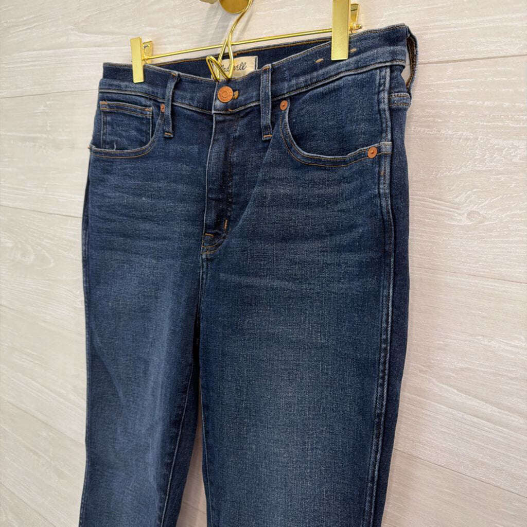 Madewell Dark Wash 10" High Rise Skinny Jeans 29