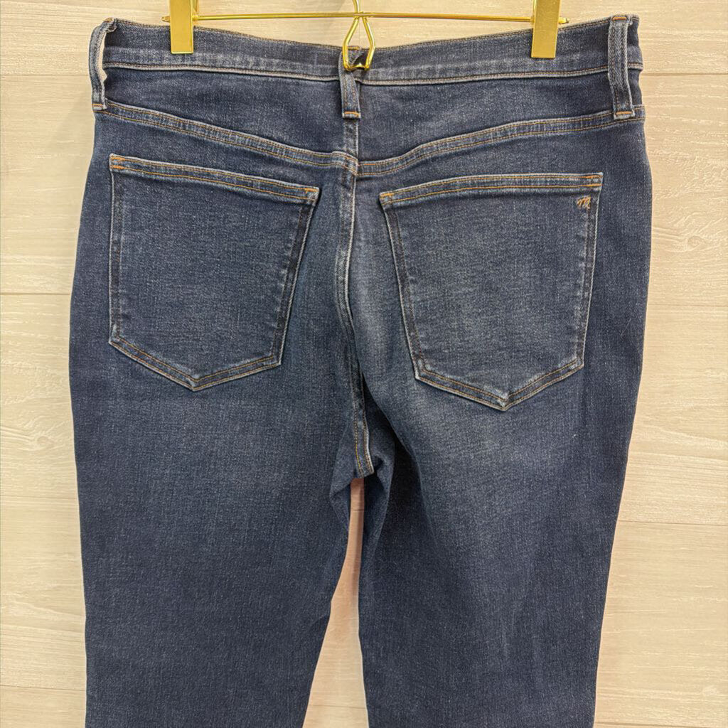 Madewell Dark Wash 10" High Rise Skinny Jeans 29