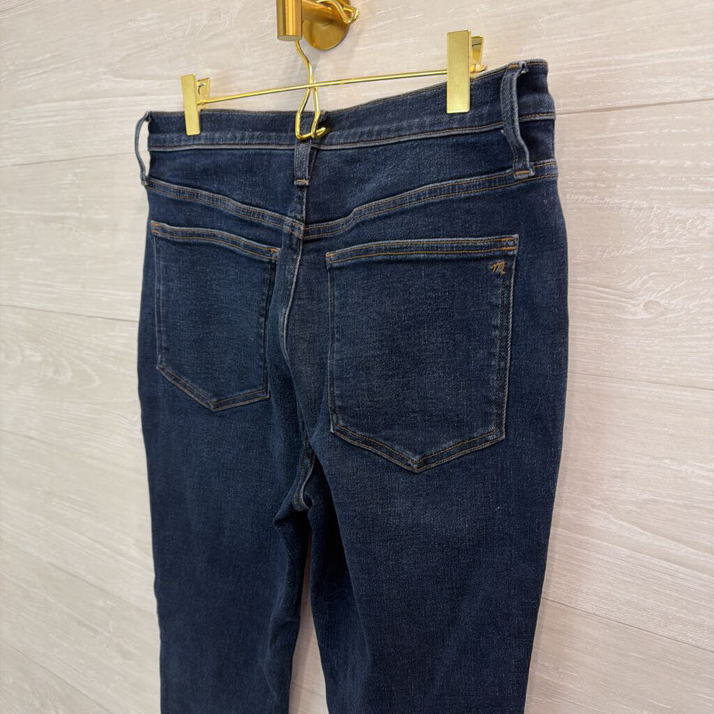 Madewell Dark Wash 10" High Rise Skinny Jeans 29