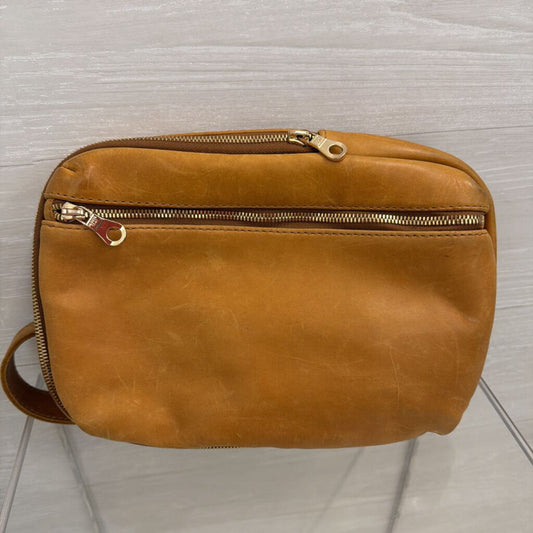 Parker Clay Brown Bale Leather Sling Bag