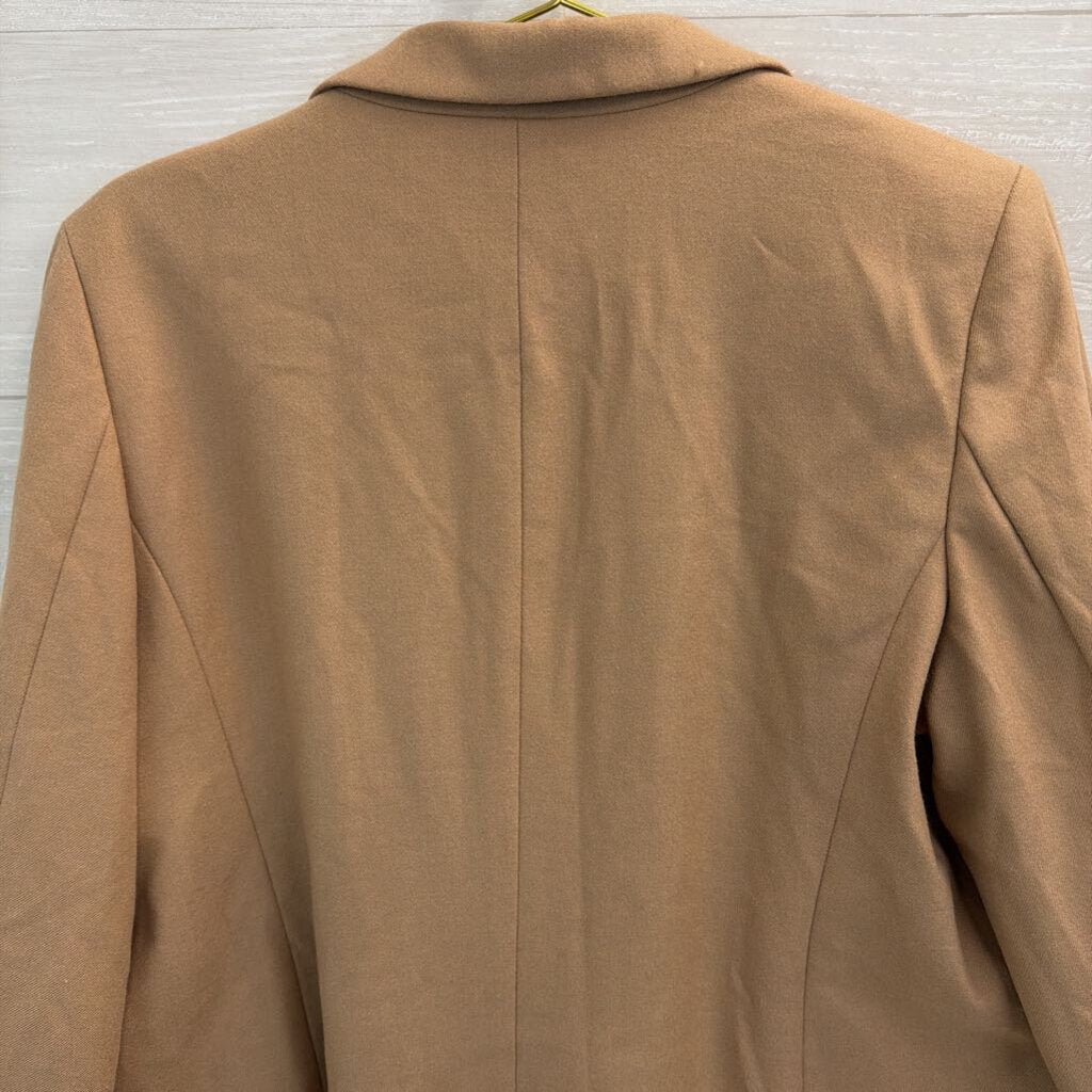 Loft Brown Long Sleeve Blazer Jacket 16 Petite