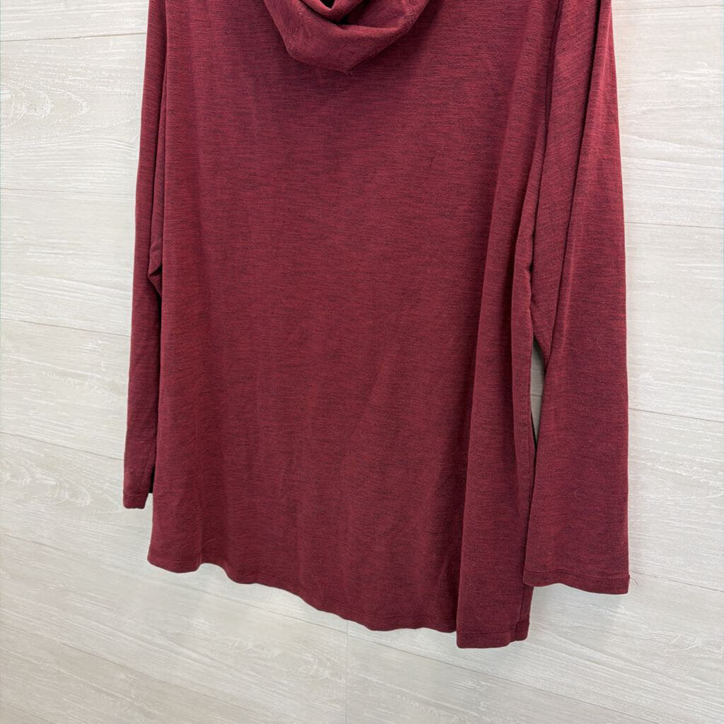 Nike Burgundy Virginia Tech Long Sleeve Hooded Pullover Large