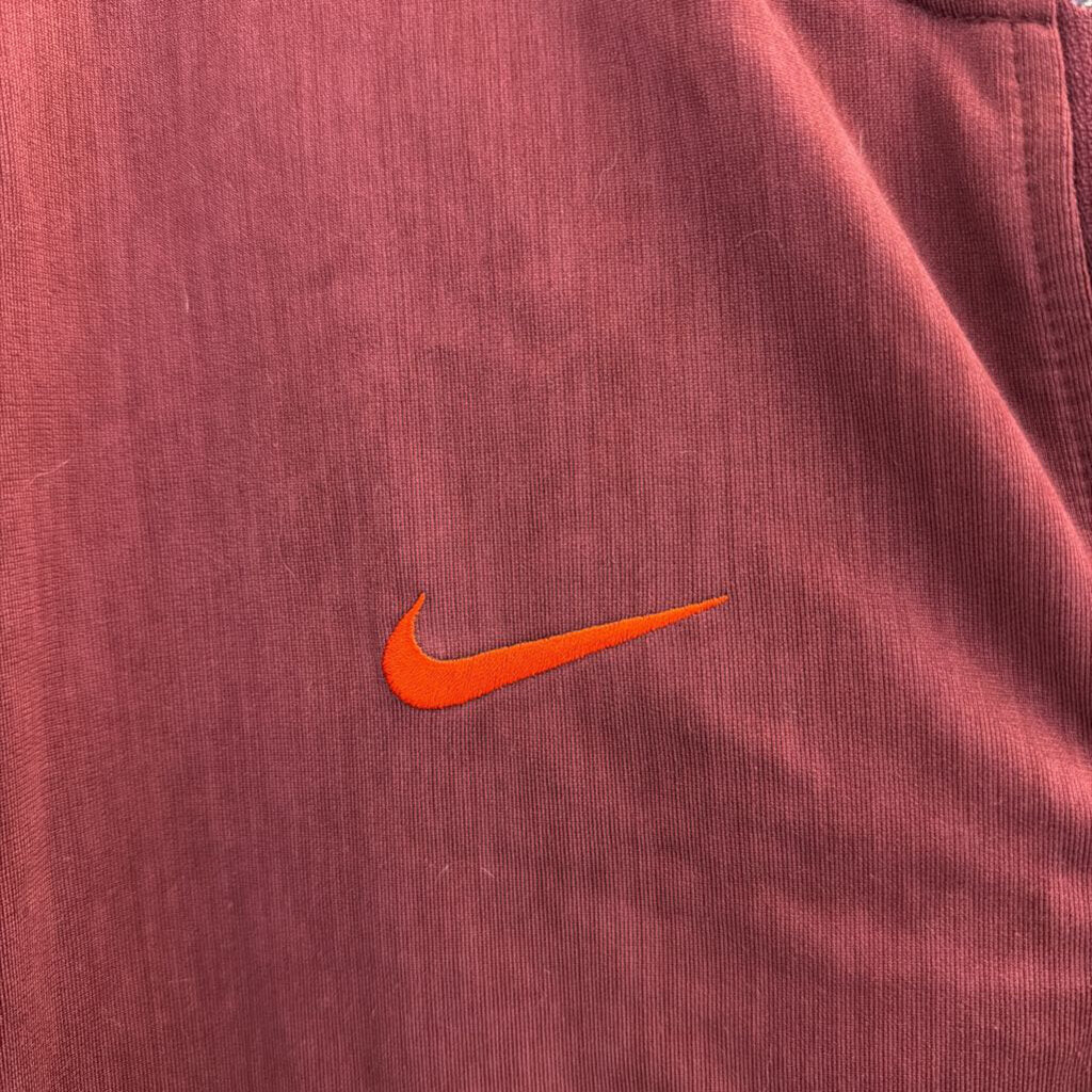 Nike Burgundy/ Orange Virginia Tech Quarter Zip Pullover Large