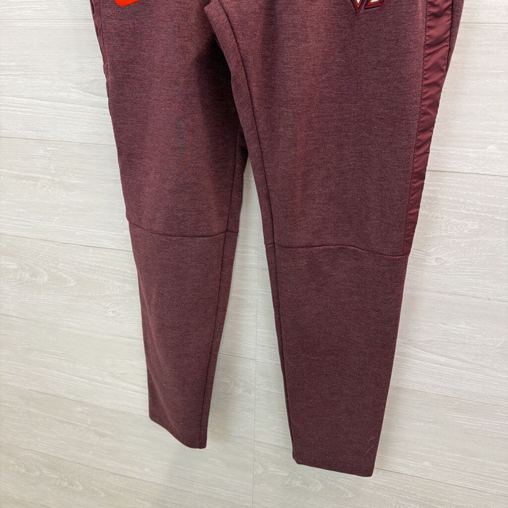 Nike Burgundy/ Orange Virginia Tech Sweatpants Large