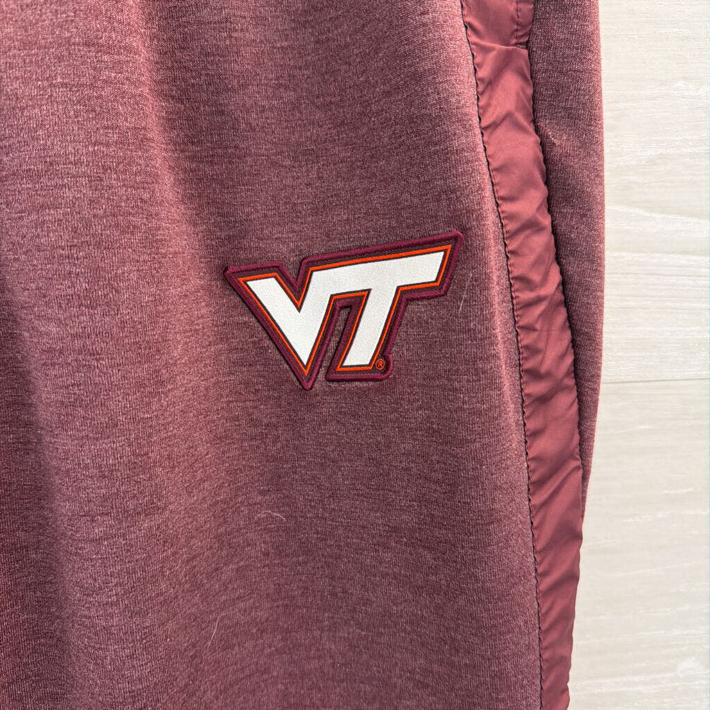 Nike Burgundy/ Orange Virginia Tech Sweatpants Large