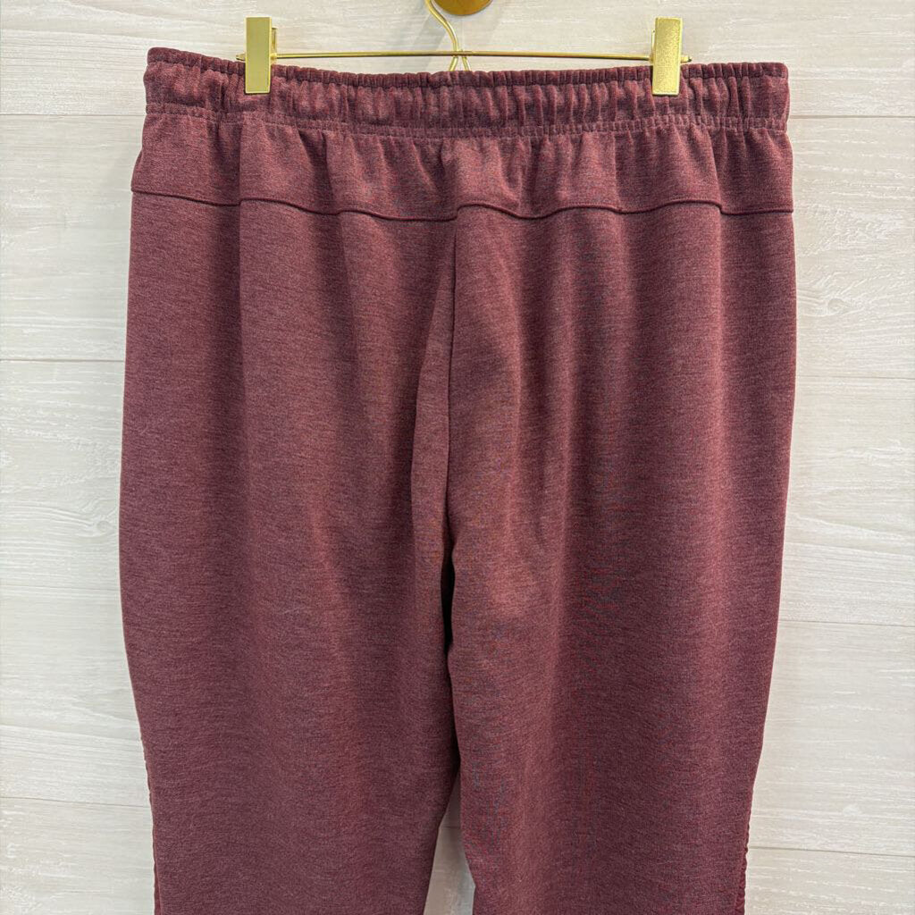 Nike Burgundy/ Orange Virginia Tech Sweatpants Large