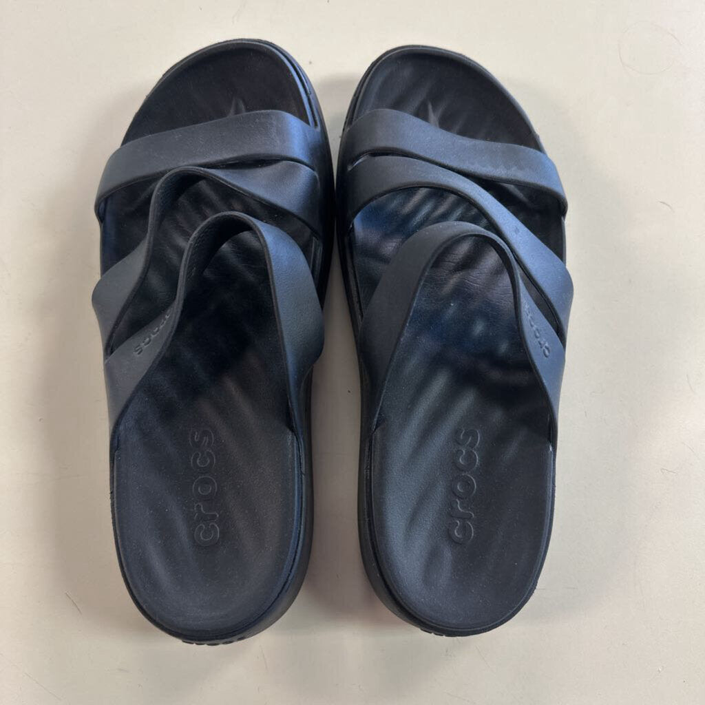 Crocs Black Getaway Sandals 7