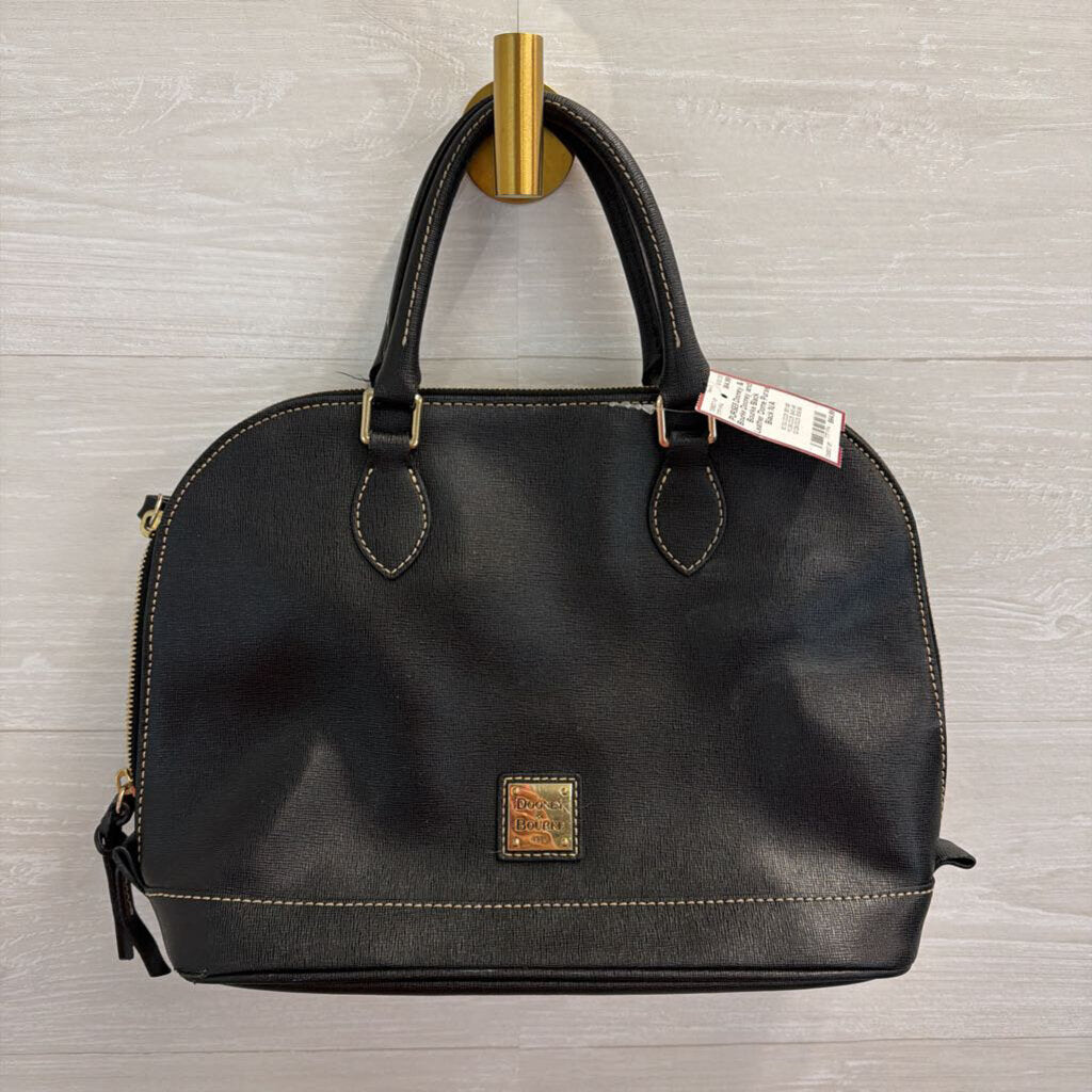 Dooney and Bourke Black Leather Dome Purse