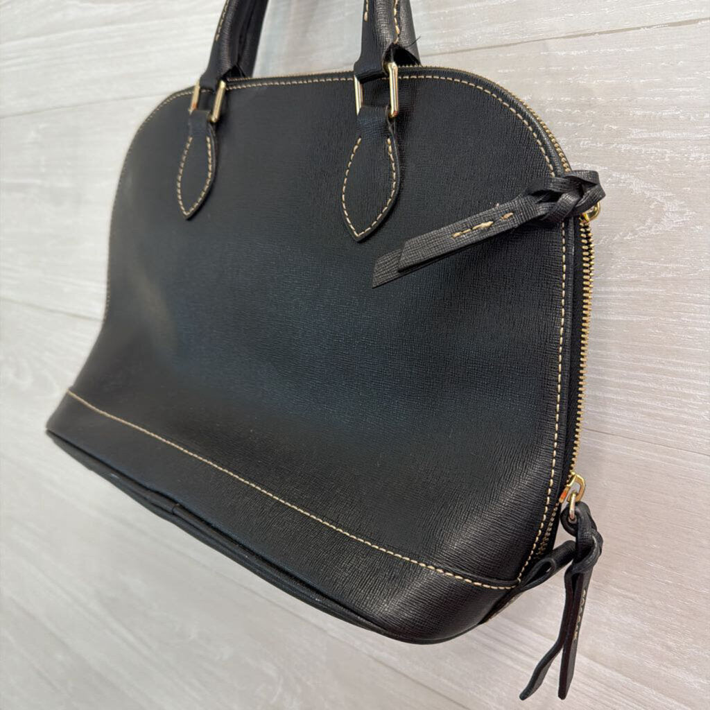 Dooney and Bourke Black Leather Dome Purse