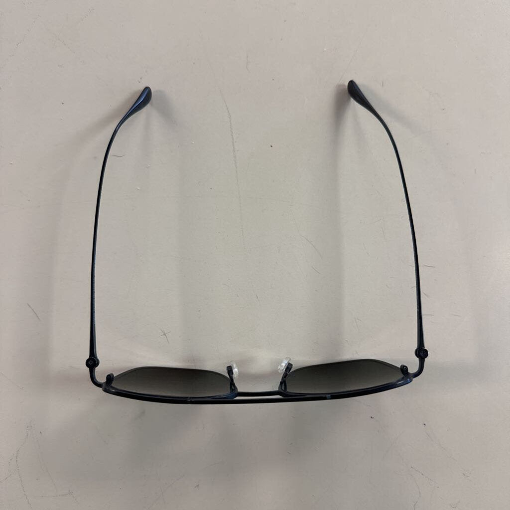 Maui Jim Black Square Aviator Sunglasses