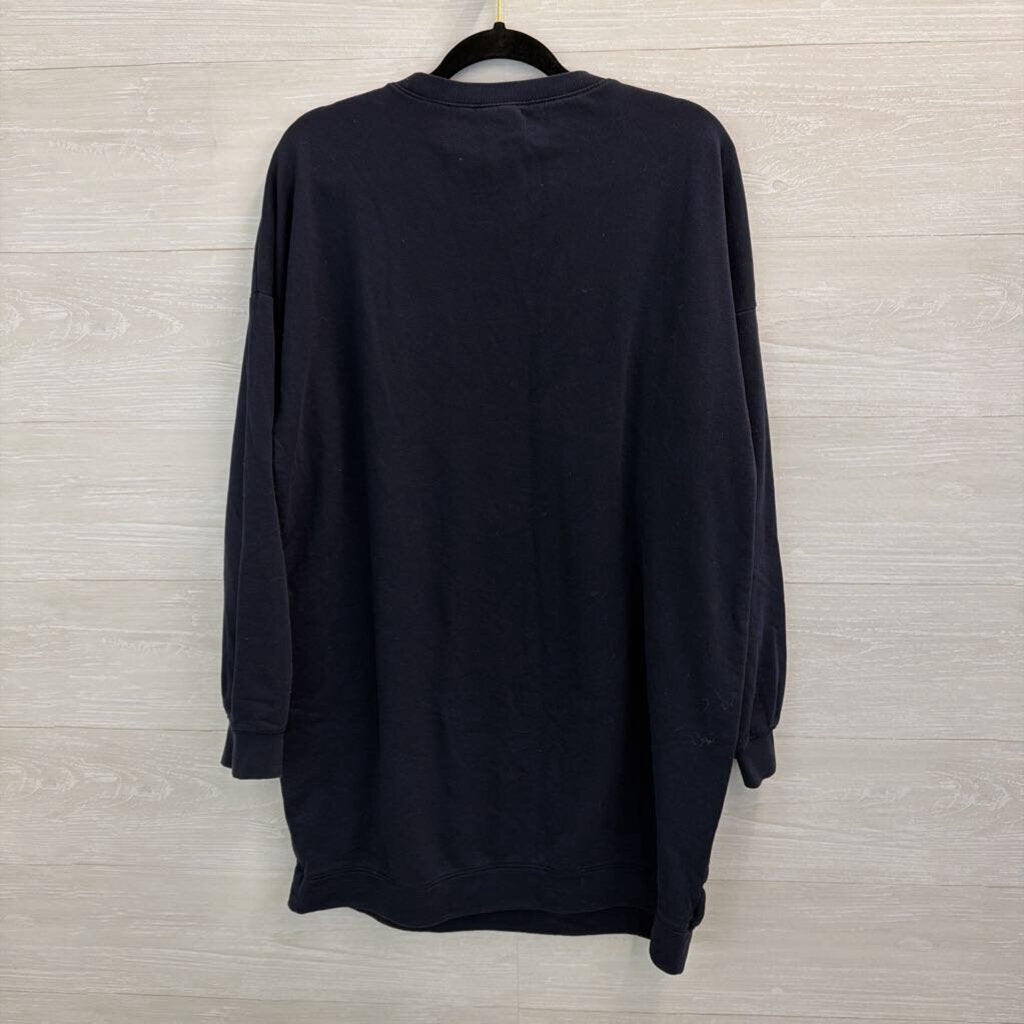 Navy New York Long Sleeve Pullover 12