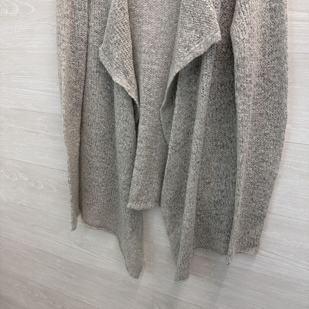 Calvin Klein Grey Knit Open Front Cardigan Sweater Large